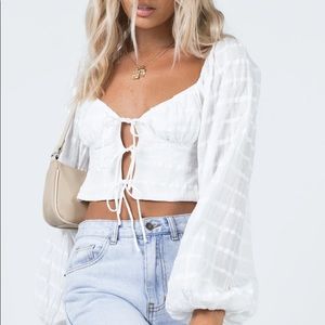 PRINCESS POLLY NEW WITH TAGS “RILEY LONG SLEEVE TOP”